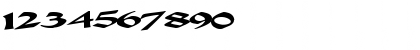 Download BeachComber65 Regular Font Numeric Preview