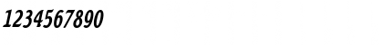 Download BeachThin BoldItalic Font Numeric Preview