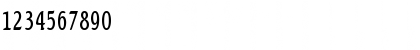Download BeachThin Normal Font Numeric Preview
