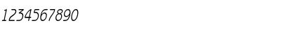 Download BeagleCondensed Italic Font Numeric Preview