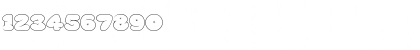 Download Beanbag Regular Font Numeric Preview