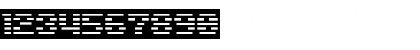 Download D3 DigiBitMapism type C wide Regular Font