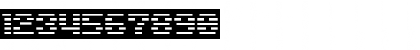 Download D3 DigiBitMapism type C Regular Font