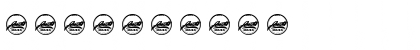 Download Daylight&Moonlight light_PersonalUseOnly Regular Font Numeric Preview