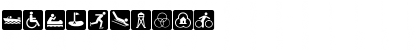 Download DNR Recreation Symbols Regular Font