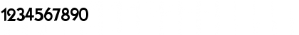 Download Elegance Regular Font Numeric Preview