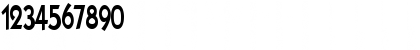 Download Elegance Regular Font Numeric Preview