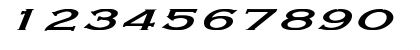 Download Engraver-Light Ex BI Bold Italic Font Numeric Preview