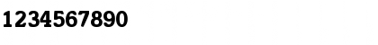 Download EnsembleSSK Bold Font Numeric Preview