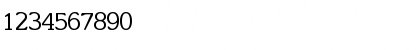 Download EnsembleSSK Regular Font Numeric Preview