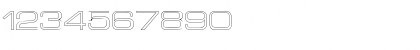 Download Euro Technic Extended Outline Regular Font