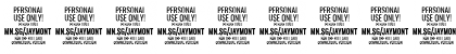 Download Jaymont PERSONAL Light Italic Font