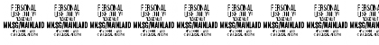 Download Mainland PERSONAL Black Font