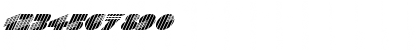 Download FZ UNIQUE 11 STRIPED ITALIC Normal Font