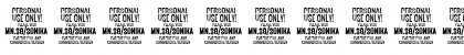 Download Sonika PERSONAL USE Regular Italic Font