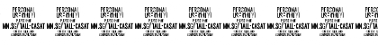 Download Tall Casat Thin PERSONAL USE Regular Font