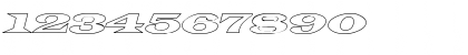 Download Latin-WideExtObl-Normal Hollow Regular Font