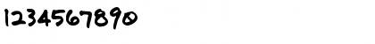 LD Note Pad Regular Font Numeric Preview