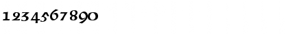 LeighSSK Regular Font Numeric Preview LeighSSK Regular Font Numeric Preview