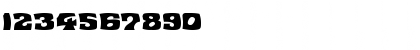 Leonard Regular Font Numeric Preview