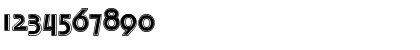 LetunicalInline Regular Font Numeric Preview LetunicalInline Regular Font Numeric Preview