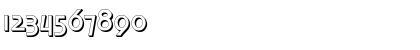 LetunicalShadow Regular Font Numeric Preview LetunicalShadow Regular Font Numeric Preview