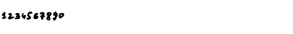 LeviMarker Regular Font Numeric Preview LeviMarker Regular Font Numeric Preview