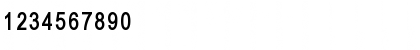 LFBOLD Regular Font Numeric Preview LFBOLD Regular Font Numeric Preview