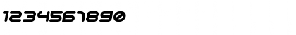 Download Life in Space BoldItalic Font Numeric Preview