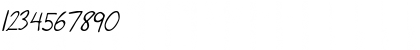 Download Lifetime Oblique Font Numeric Preview