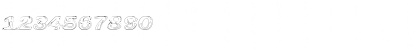 Download Line Etch Regular Font Numeric Preview