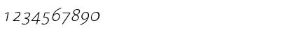 Download LinotypeAroma ExtraLight ExtraLight Italic Font Numeric Preview