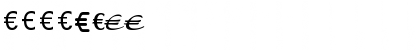 Download Linotype EuroFont G to P Regular Font Numeric Preview