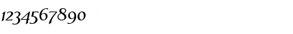 Download LTAperto SemiBold Italic Font Numeric Preview