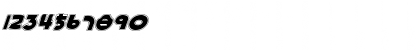 Download Lionel Academy Italic Italic Font Numeric Preview