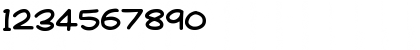 Download Bright & Early Regular Font Numeric Preview