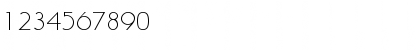 Download LitheLight Regular Font Numeric Preview