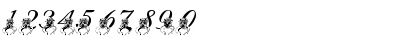 Download LMS Katy's Bouquet Regular Font Numeric Preview