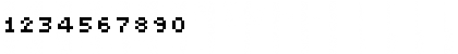 Download LoResNine NarrowSC Font Numeric Preview