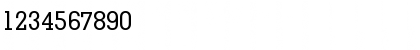 Download Louisville BT Medium Font Numeric Preview