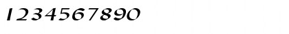 Download LyndaExtended Italic Font Numeric Preview