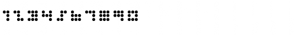 Download 3x3 dots Bold Font