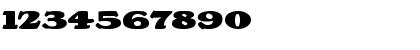 Download A&S Pen & Ink Roman Bold Font Numeric Preview
