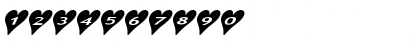 Download AlphaShapes hearts 2a Normal Font