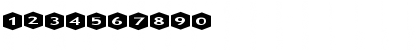 Download AlphaShapes hexagons 3 Normal Font