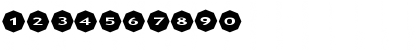 Download AlphaShapes octagons 2 Normal Font