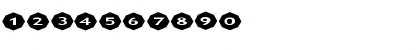 Download AlphaShapes octagons 3 Normal Font