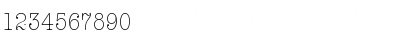 Download AmericanTypewriter LightCond Font