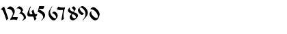 Download Beanie Lefty Casual Regular Font Numeric Preview