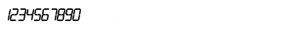 Download Digital Readout Thick Regular Font
